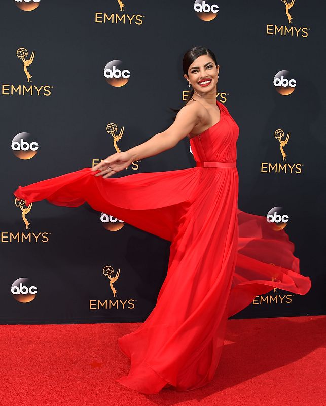Priyanka Chopra cautivó a las cámaras