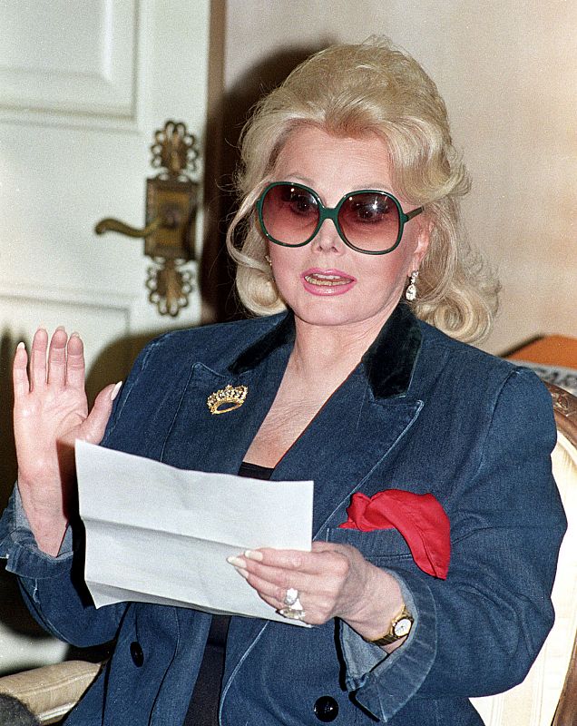 File photo of actress Zsa Zsa Gabor