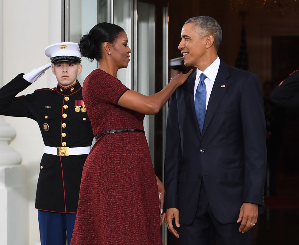 Reunión entre los Trump y los Obama