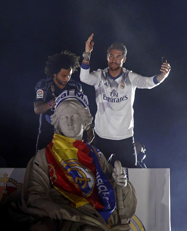 El Real Madrid celebra su 33ª Liga