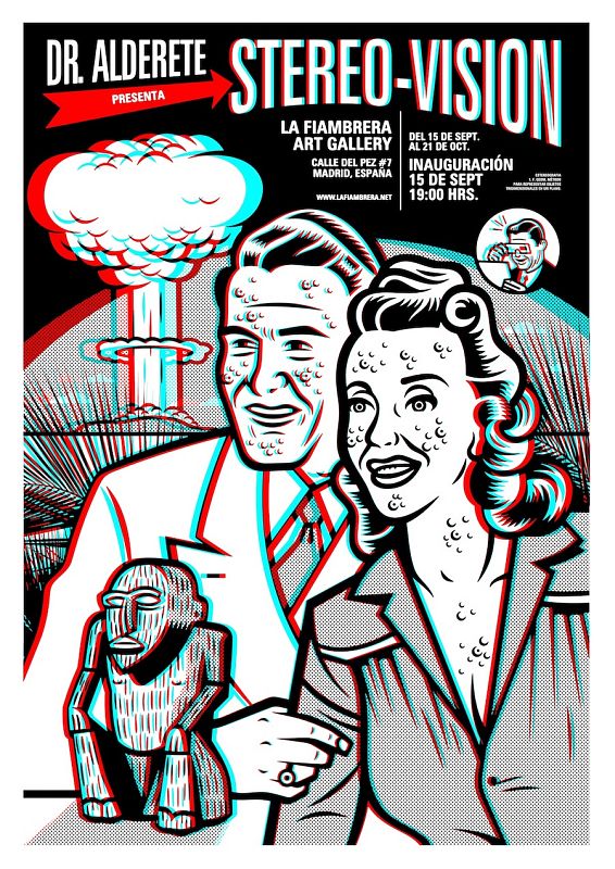 Cartel de la exposición 'Stereo-Vision'