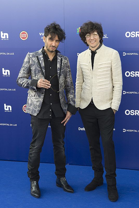Ermal Meta y Fabrizio, representantes de Italia