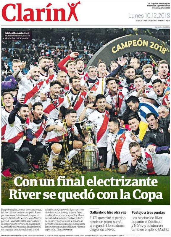 Portada Clarín