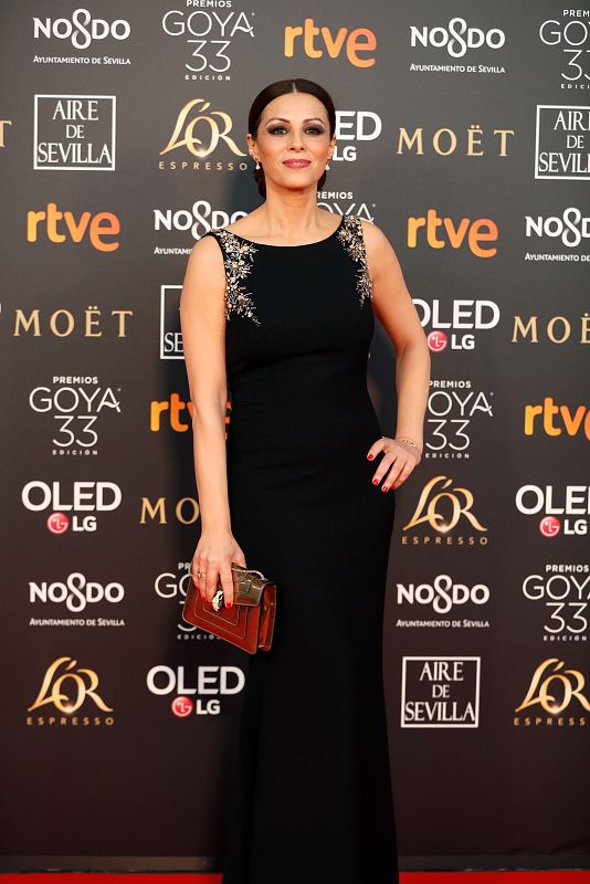 La actriz Ana Álvarez a su llegada a la gala de los Premios Goya 2019