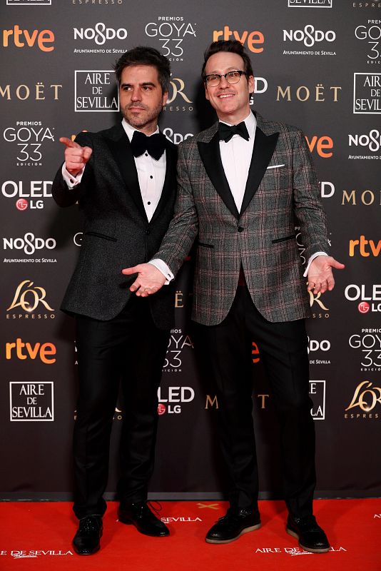 Los actores Ernesto Sevilla (i) y Joaquín Reyes (d)