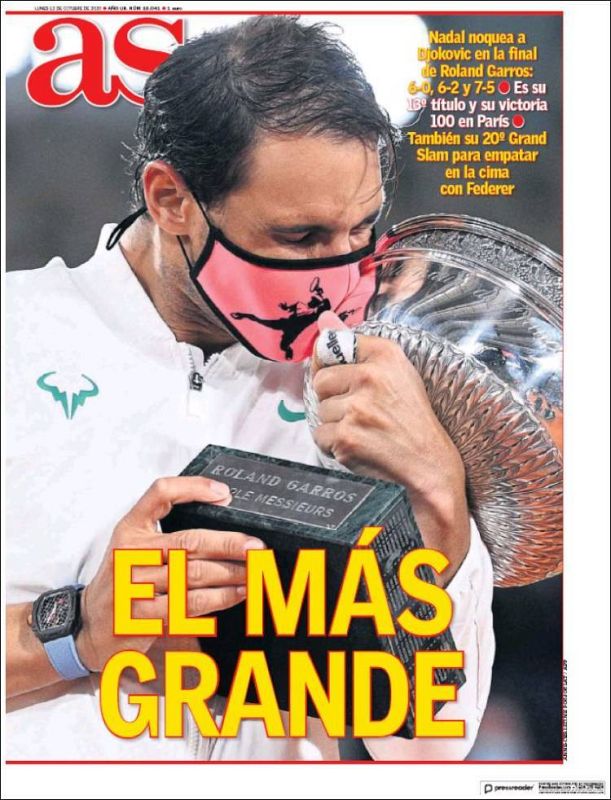 Rafa Nadal en AS