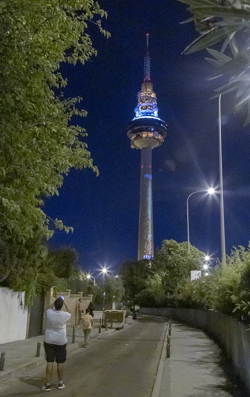 Histórica iluminación del Pirulí