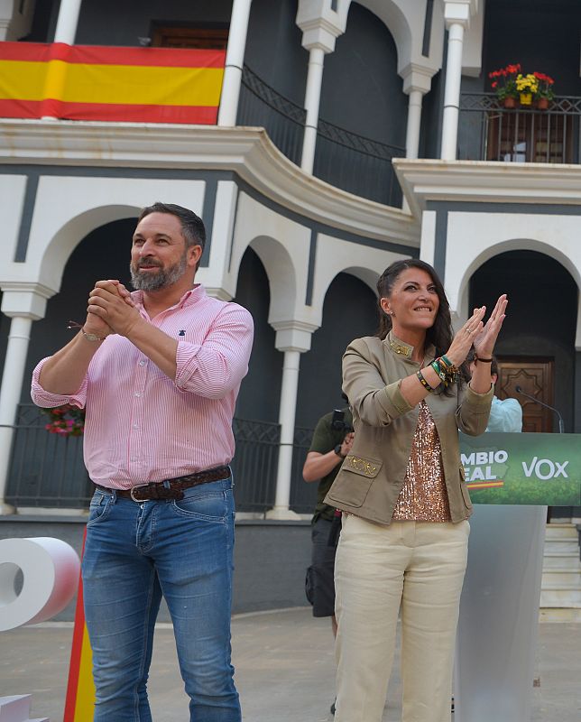 Mitin de Vox en Marbella (Málaga)
