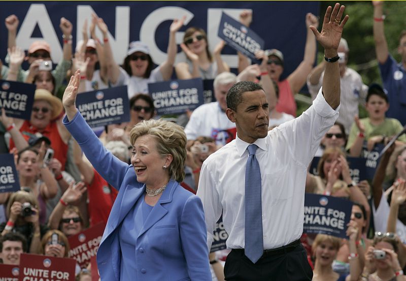 Obama y Clinton unidos en Unity