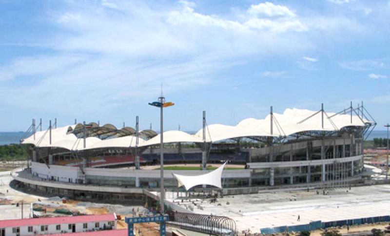 Estadio de Qinhuangdao. Fútbol