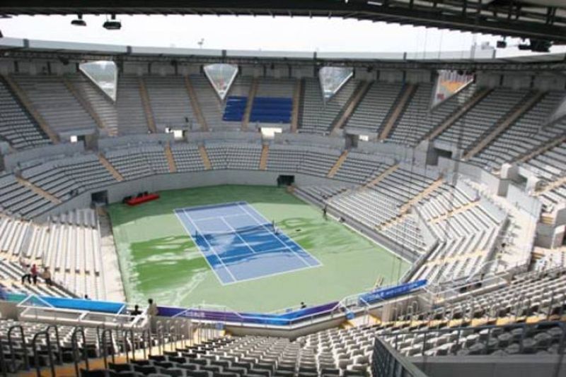 Pista central de tenis.