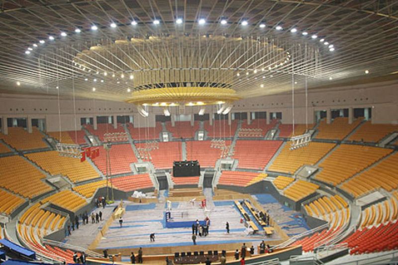 Pabellón de los trabajadores. Boxeo