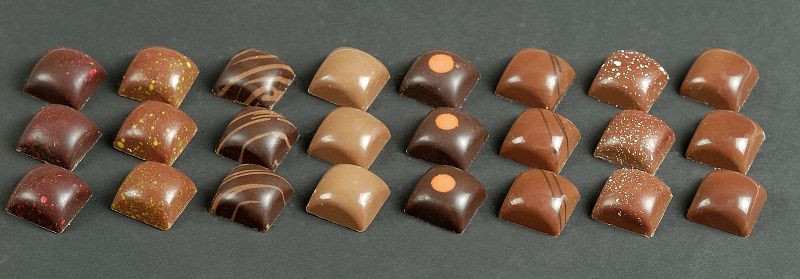 Selección de bombones del pastelero francés Franck Michel