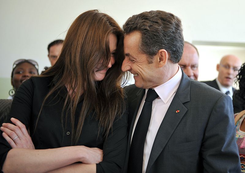 Nicolas Sarkozy y Carla Bruni