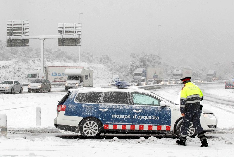 NEVADAS EN PROVINCIA DE GIRONA