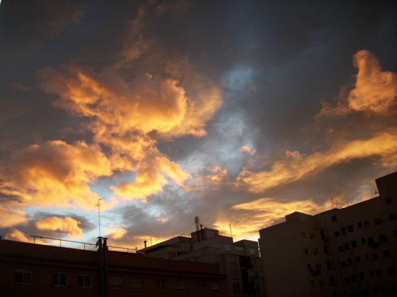 Atardecer en Castellón.(26/01/09)