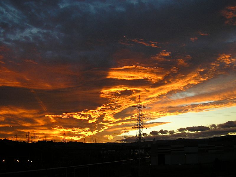 Amanecer sobre Gijón.(30/01/09)