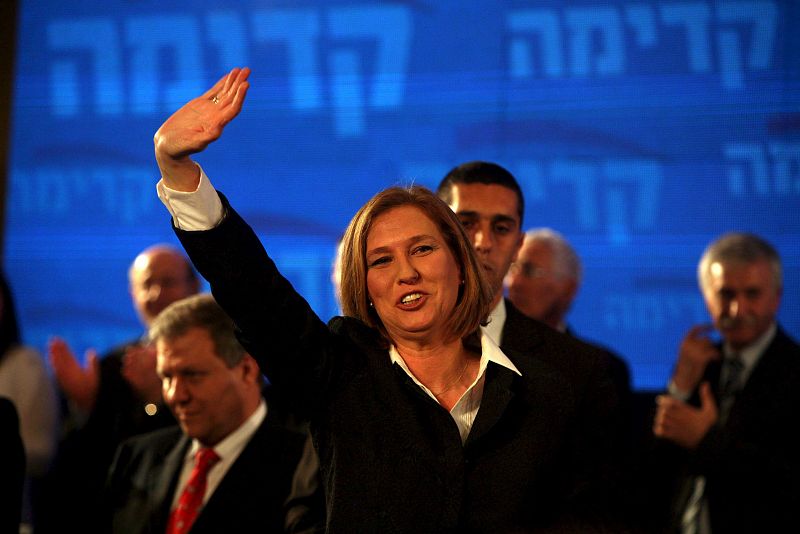 Livni no ha perdido tiempo en celebrar la victoria, pese a que no está seguro que gobierne.