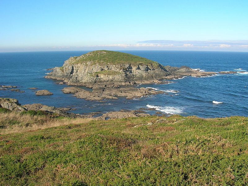 "La isla" del Puerto de Vega (Asturias). 25/02/2009