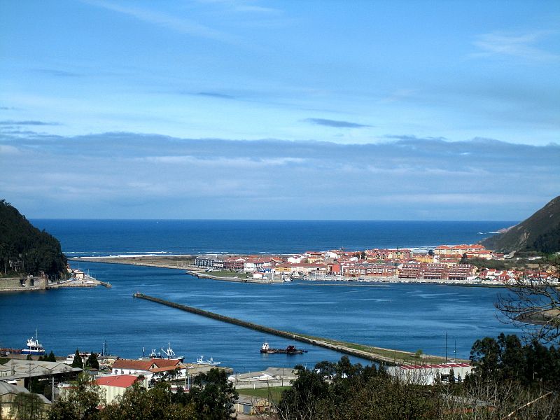 Desembocadura del río Nalón, Asturias.(27/03/09)
