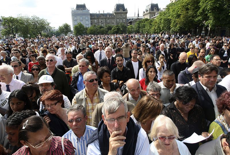 Homenaje desaparecidos Air France