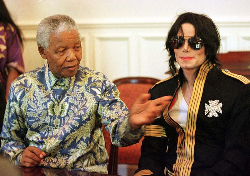 NELSON MANDELA Y MICHAEL JACKSON
