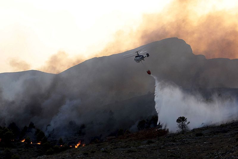 INCENDIO PROVINCIA ALICANTE
