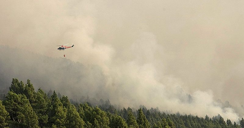 Incendio forestal en La Palma