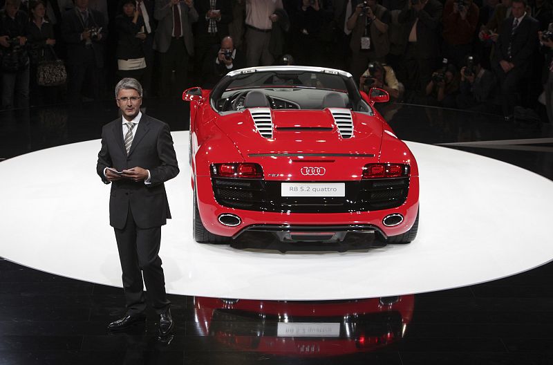 Nuevo 'R8 convertible' de Audi en el Salón del Automóvil