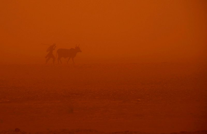 Tormenta de arena en Agadez