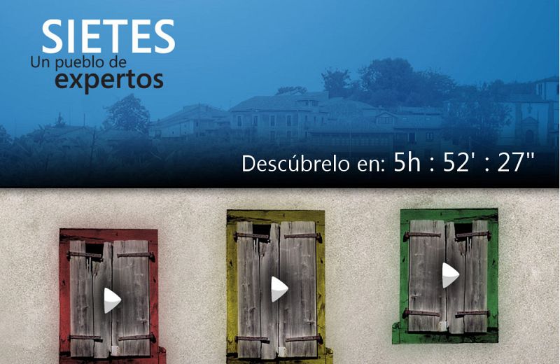En el sitio oficial de la campaña, Sietes un pueblo de expertos, un contador mostraba las horas que faltaban para desvelar la campaña.