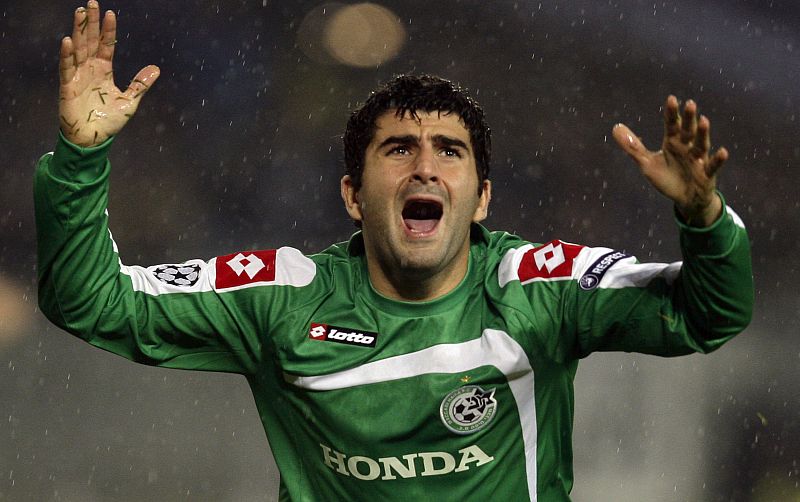 Vladimer Dvalishvili, del Maccabi Haifa, en su encuentro ante la Juventus.