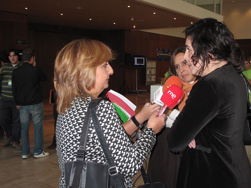 Los micrófonos de Radio Nacional tampoco se han querido perder el EBE 2009.