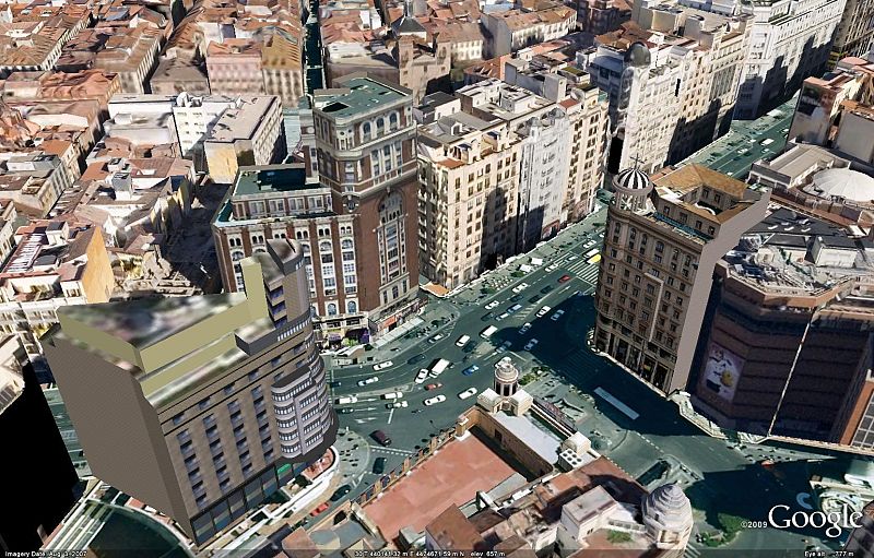 Madrid se puede sobrevolar en 3D