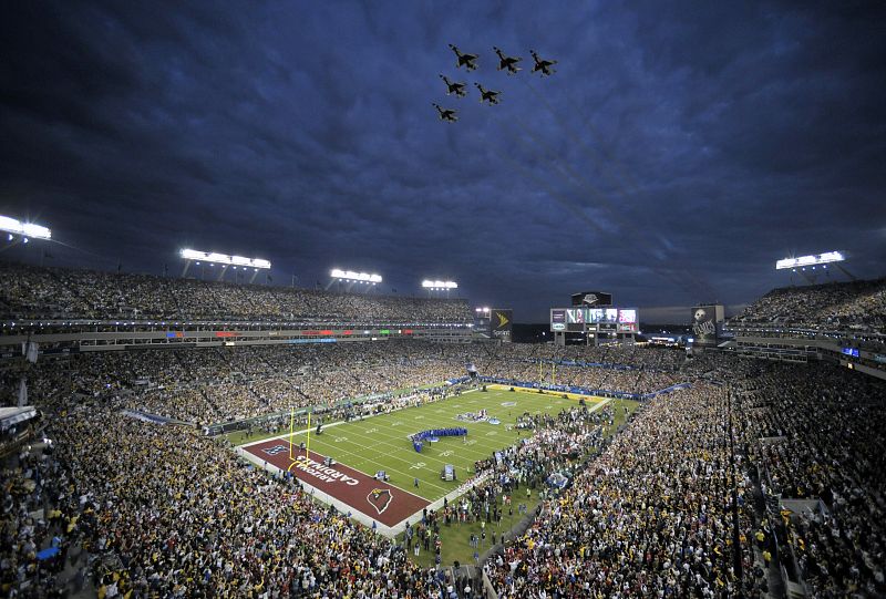 El estadio de Tampa verá pasar de nuevo a los cazas de la U.S .Air Force antes del comienzo de la Super Bowl.