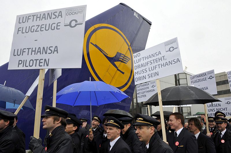 HUELGA DE PILOTOS DE LUFTHANSA