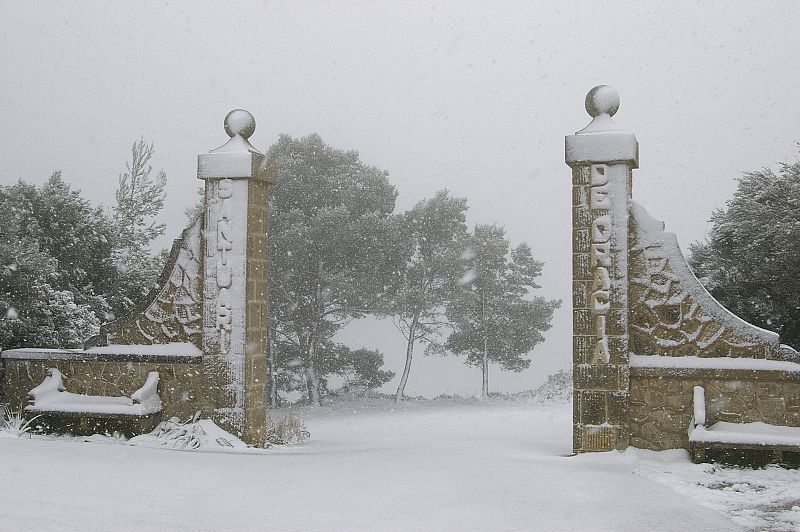 NIEVA CON INTENSIDAD EN PALMA Y EN BUENA PARTE DE MALLORCA