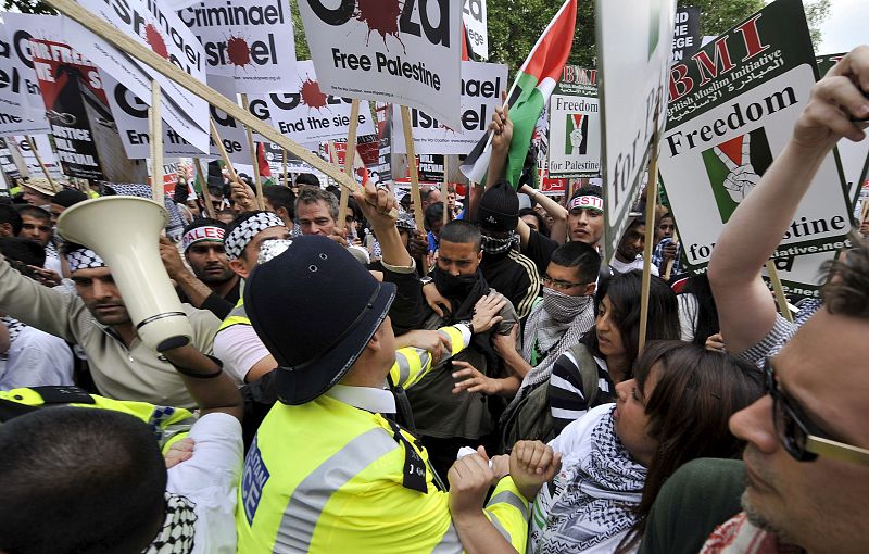 PROTESTA CONTRA ISRAEL EN LONDRES