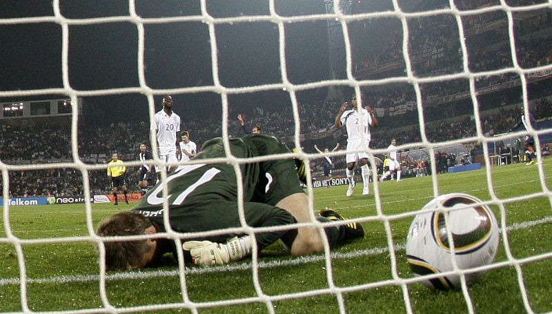 Green, tras fallar en el gol de Estados Unidos.
