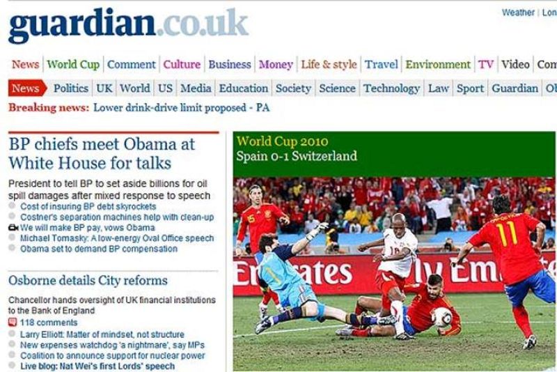 "El mejor equipo del mundo es derrotado por el equipo más neutral del mundo", publicaba The Guardian.