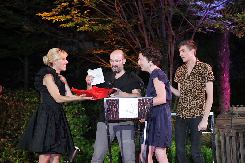 Nely Reguera, directora de 'Pablo', recoge el premio al mejor cortometraje