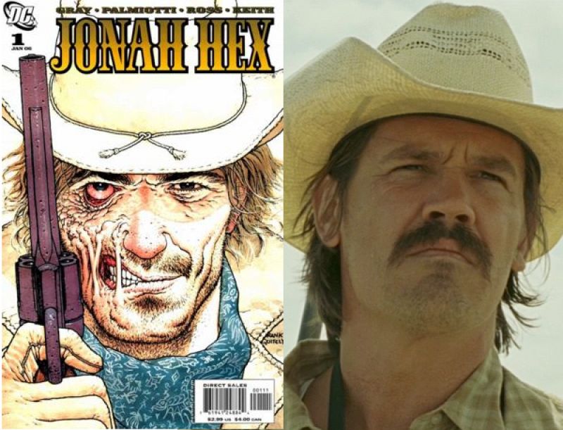 Jonah Hex es interpertado por Josh Brolin en el cine