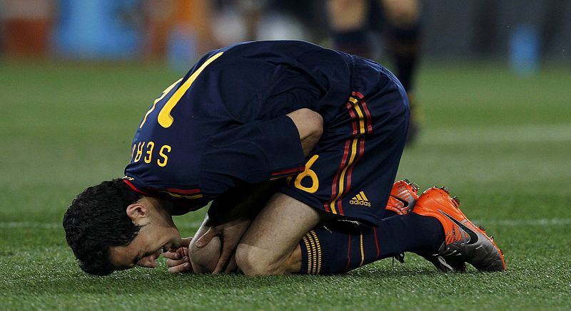 Primera falta a Busquets