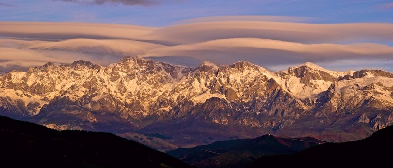 Una vista general de los Picos de Europa