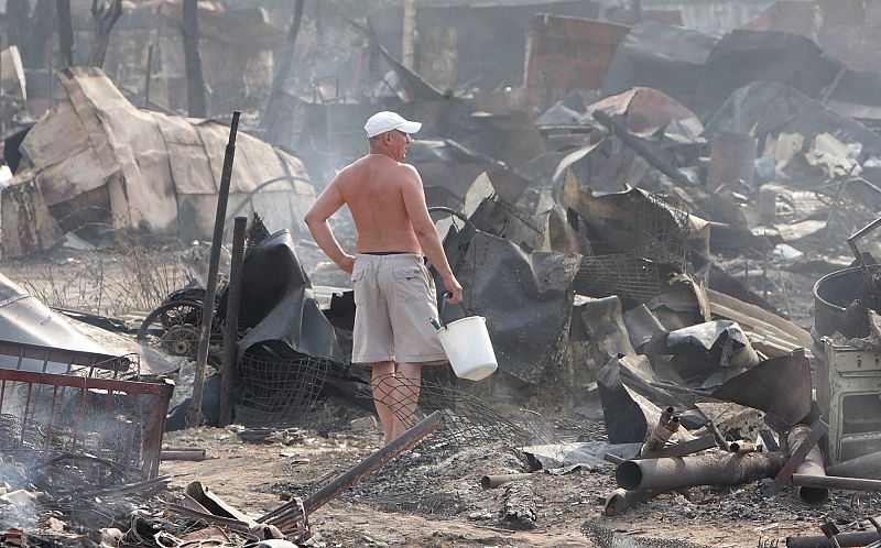 MÁS DE 500 INCENDIOS SIGUEN ACTIVOS EN RUSIA