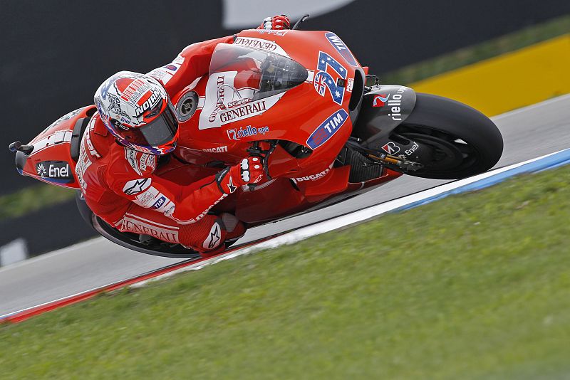 Casey Stoner llega a Brno sin haber conseguido aún ninguna victoria en 2010.