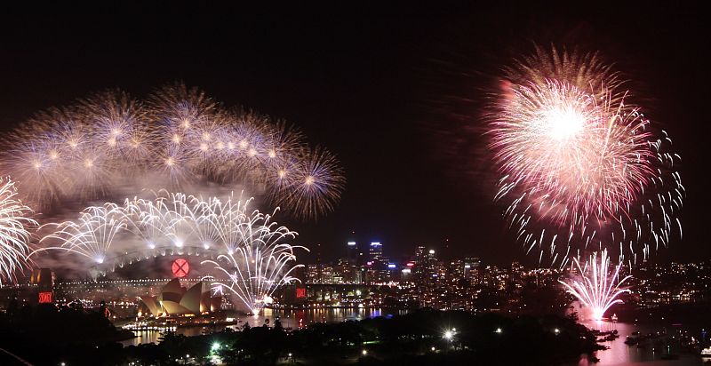 En las antípodas ya están en el 2011 y Sidney lo ha celebrado a lo grande
