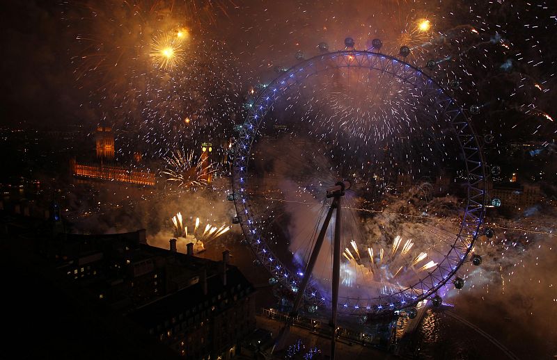 El espectáculo de Londres ha llevado el color a la capital de Reino Unido