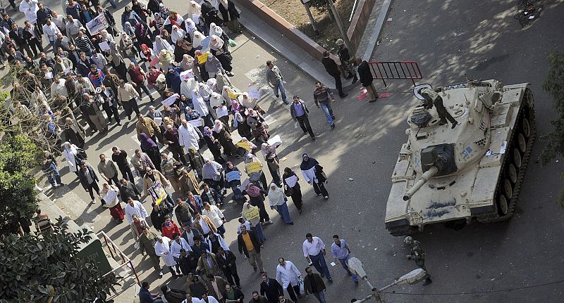 La 'Marcha del Millón' contra Mubarak en Egipto