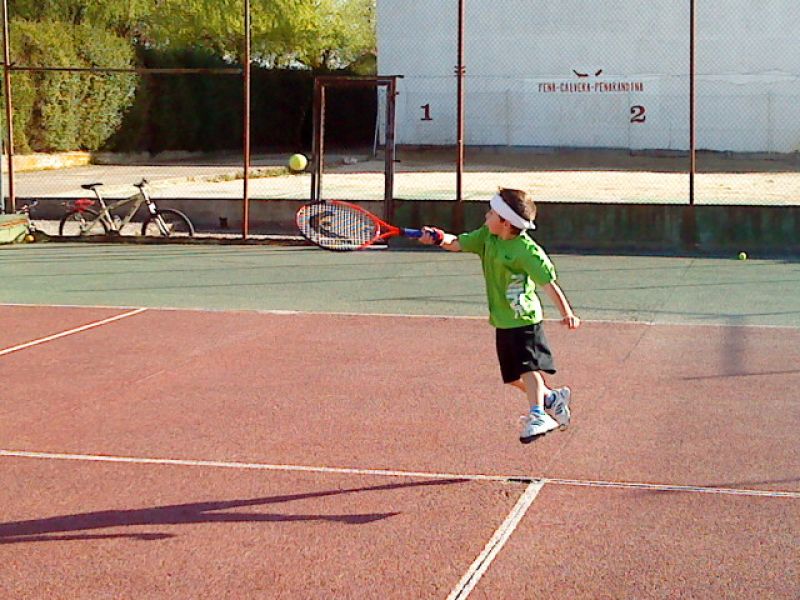 Mi hijo Nadalito, de 4 añitos.